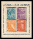 EUROPA - SVIZZERA - 1934 - Foglietto NABA (B1) - Gomma Integra - Other & Unclassified