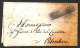 Prefilateliche - Prefilateliche - 1813 - MAIRERIE DE MONTICELLI (in Negativo) - Lettera Per Palombara Del 27.2.1813 - Sonstige & Ohne Zuordnung