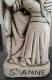 Statue Sainte Anne Et Sainte Vierge Marie. Pierre Reconstituée. - Art Religieux