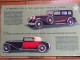 RENAULT REINASTELLA ET NERVA-SPORT CATALOGUE 1932 - Cars