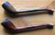 Lot 2 Pipes Scouflaire Onnaing - Incurvées - Autres & Non Classés