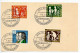 Germany, West 1959 FDC Scott B368-B371 Brothers Grimm & Fairy Tales - 1948-1960