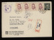 Czechoslovakia 1950 Praha 16 Censored Registered Cover To Berlin__(11791) - Lettres & Documents