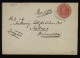 Argentina 1903 5c Red Stationery Envelope To Denmark__(12393) - Postal Stationery