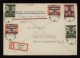 General Government 1940 Sokolow Registered Cover To Dresden__(10625) - Gouvernement Général