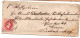 Österreich, 1871, Briefkuvert Frankiert Mit 5Kr/Mi.Nr.37 I/grober Druck, Stempel V.Innsbruck Und Wien/Südbahnhof (20166E - Enveloppes