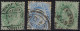 INDE  Empire            1882-1900   N° 46-58-61-74 Oblitérés - 1882-1901 Keizerrijk