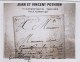 Petite Poste De Lyon - Lettre En Port Paye (Lenain N°5) Avec Texte Non Daté - Rare - Certificat Pothion - 1701-1800: Voorlopers XVIII