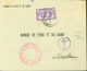 Guerre 40 Syrie YT République Syrienne N° 257 CAD Damas 26 7 41 Censure France Libre Cachet Banque Syrie & Liban - Syrien