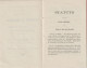 1903 - VIGNETTES COTISATION ASSOCIATION RECEVEURS DES POSTES De FRANCE ET COLONIES SUR LIVRET COMPLET 24 PAGES STATUTS ! - Brieven En Documenten
