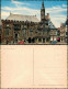 Postkaart Haarlem Ortsansicht, Stadhuis, VW Käfer 1960 - Haarlem