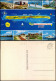 Juist Mehrbild-AK Mit Insel-Landkarte, Inselbahn, Strand Uvm. 1970 - Juist