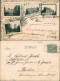 Postcard Buckow Buków (Sulechów) Landpost Postamt Gasthof 1900 - Neumark