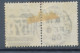 GB EVII ½d  Yellowish Green (pair) VFU With Duplex „NORTH-WALSHAM / 579“, Norfolk (3VOD, Time In Full 8. PM), 8.2.1906 - Oblitérés