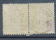 GB EVII ½d  Yellowish Green (pair) VFU With Duplex „SHREWSBURY / 708 / 1“, Shropshire (3VOD1L, Time In Full NO TIME – No - Oblitérés