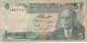 TUNISIE - Billet De 1972 De 5 Dinars - Bourguiba - P68 - Tusesië