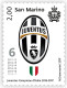 SAN MARINO 2017 Francobollo JUVENTUS CAMPIONE D'ITALIA 2016-17 CALCIO FOOTBALL - Unused Stamps