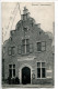 CPA Voyagé 1914 * WOESTEN ( Vleteren ) Gemeentehuis Gemeente Huis ( La Mairie Animée ) Ecrite Par Soldat Hussard - Vleteren