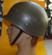 CASQUE MILITAIRE LEGER DE L'ARMEE B.W ALLEMAGNE DE L'OUEST TYPE O.T.A.N , U.S , TAILLE 56-58,PEU SE PORTER POUR REMPLACE - Copricapi