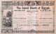 The Land Bank Of Egypt - 25 Ordinary Shares - 1905 - Alexandrie - Deco !! - Banco & Caja De Ahorros