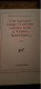 Une Baraque Rouge Et Moche Comme Tout,à Venice Amerique M.G. LANDES-FUSS Gallimard  1982 - Avventura