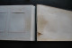 Delcampe - Grand Ancien Album Photo Oblong Vide (33 X 22.50 Cm) Dos Et Coins Cuir Bleu Pour 96 Photos ( 8 X 10.50 Cm) - Supplies And Equipment