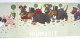 Dackel Teckel Bassotto Dachshund Dog Bride & Groom Wedding Three Parts Postcard Signed P.O.Engelhard - Engelhard, P.O. (P.O.E.)