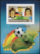 Tchad 1982 Y&T 399E à 399H, PA 246D Et 246E Sur Feuillets De Luxe. Coupe Du Monde De Football En Espagne - 1982 – Espagne