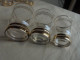 Ancien - Service De 34 Verres Timbales Filets Dorés Années 50/60 - Glass & Crystal