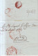 Año 1844 Prefilatelia Carta  Marca Vich Cataluña Y Porteo 6 - ...-1850 Prephilately