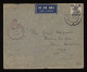 India 1942 Censored Air Mail Cover__(12383) - Airmail