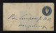 India 1800's Half Anna Wrapper__(12291) - Sobres