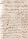 Año 1850 Prefilatelia Carta  Marca Cartagena Murcia Y Recargo 6 Ms - ...-1850 Préphilatélie