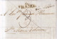 Año 1825 Prefilatelia Carta A Francia Marcas Zª Franco , Espagne Par Oleron , Fourcade Freres - ...-1850 Prephilately