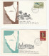 1967- 68 GAZA Illus Kan Younis, Gabalya, Bani Suheila 3 COVERS PALESTINE  Israel Stamps Cover - Cartas & Documentos