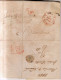 Año 1850 Prefilatelia Carta  Marca Murcia Y Recargo 6 Ms Juan Santisco - ...-1850 Voorfilatelie