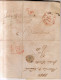 Año 1850 Prefilatelia Carta  Marca Murcia Y Recargo 6 Ms Juan Santisco - ...-1850 Prefilatelia