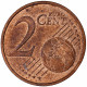 Union Européenne, 2 Euro Cent, Error Double Reverse, Date Incertaine, Coppered - Variétés Et Curiosités