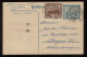 Saargebiet 1925 Fürstenhaussen Stationery Card To Prague__(8300) - Postal Stationery