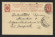 Russia 1910 Moscow 4k Red Stationery Card To Germany__(9827) - Stamped Stationery