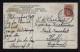 Russia 1909 4k Red Postcard To UK__(9849) - Brieven En Documenten