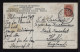 Russia 1909 4k Red Postcard To UK__(9849) - Storia Postale