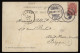 Russia 1901 4k Red Postcard To Belgium__(9845) - Covers & Documents