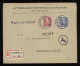 Sweden 1943 Stockholm Censored Registered Cover__(10027) - Cartas & Documentos