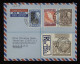 Selangor 1957 Kuala Lumpur Registered Air Mail Cover To Denmark__(12378) - Selangor