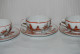 C206 Service De 6 Tasses Et Sous Tasse Asiatique - Porcelaine Fine - Sonstige & Ohne Zuordnung