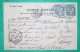 N°111 X2 BLANC CAD DOURDAN SEINE ET OISE BLEU CARTE POSTALE POUR ST GEORGES D'AUNAY CALVADOS 1905 LETTRE COVER FRANCE - 1900-29 Blanc