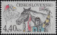 Tchécoslovaquie 1978 Y&T 230. Épreuve Taille-douce. Courses De Chevaux De Pardubice. Vainqueur Et Son Cheval - Ippica