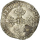 Monnaie, France, Henri III, Franc Au Col Plat, 1584, Bordeaux, TTB, Argent - 1574-1589 Henry III