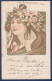 CPA MUCHA Alphonse Art Nouveau Femme Women Voir Dos Cocorico - Mucha, Alphonse